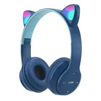 Auriculares De Juego Inalámbricos P47M Con Orejas De Gato Luminosas Y Micrófono Control LED Estéreo Para Teléfono Bluetooth Regalo - details 15