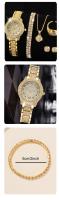 Reloj De Lujo Para Mujer Oro Moda Reloj De Pulsera De Cuarzo Con Diamantes Elegante Reloj De Pulsera Para Damas Reloj Mujer - details 3