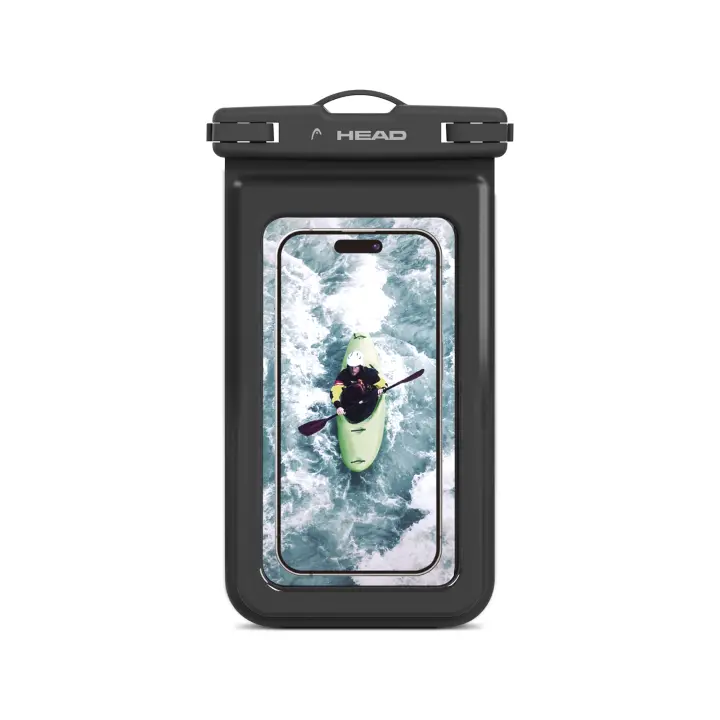 Funda flotante impermeable HEAD, bolsa estanca flotante IPX8, móvil hasta 6.8'', universal, negro - 1