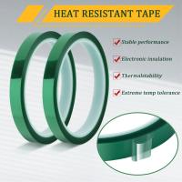 Cinta De Película PET Verde 33M/Rol Resistente a Altas Temperaturas Para Protección De Soldadura SMT PCB Aislamiento Y Escudo De Plata - details 2