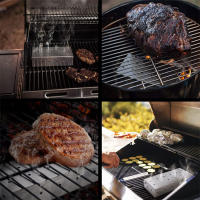 LMETJMA Caja De Fumador Para Barbacoa a Gas O Carbón Acero Inoxidable Caja De Humo Para Asar Con Maderas JT43 Resistente Al Calor Fácil De Limpiar - details 7