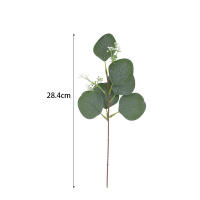 5pcs Ramas De Eucalipto Artificiales Verdes Para Decoración De Boda Casa DIY Coronas Navideñas Regalos Plantas Falsas Para Exhibición Y Uso En El Hogar - details 8