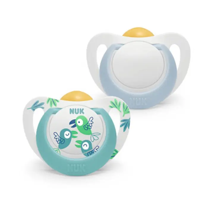 Nuk Chupete Latex Star 6-18M 2U - 1
