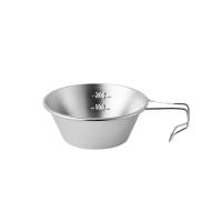 Tazón De Camping Sierra De 300ml De Titanio Con Manija Fija Ultraligero Portátil Para Picnic Alimentos Contenedor Salad Meal - details 6