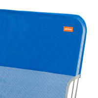 Aktive - Pack 2 sillas playa plegables, fabricadas de textileno y aluminio, con respaldo fijo, miden 44x40x72 cm, tienen asa de hombro y topes antivuelco, soportan 100 kg, ligeras y resistentes, de asiento bajo - details 6