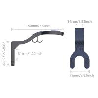 Gancho Multifuncional Para Casco De Motocicleta Soporte De Pared Para Chaquetas Y Equipaje Organizador De Armario Para Cocina Y Hogar Material De Poliéster - details 7
