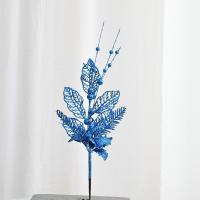 Rama Artificial De Árbol De Navidad Dorada Con Hojas Y Bayas Glitosa Decoración Para Año Nuevo Xmas Berries Postizos - details 5