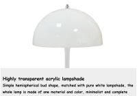 Lámpara De Mesa Clásica Recargable Por USB Luz Nocturna Táctil Sin Ajuste De Intensidad Para Decoración De Hotel Y Bar Lámpara De Escritorio Para Dormitorio - details 10