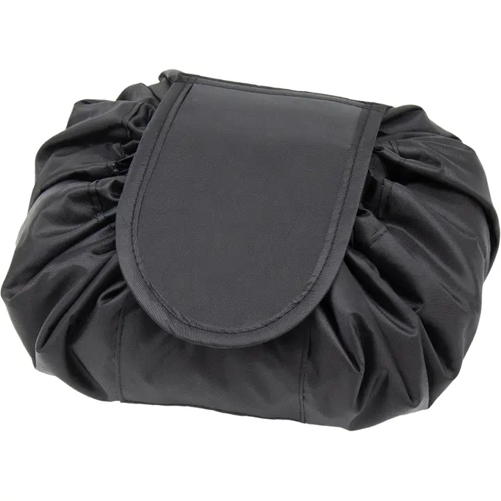 Bolsa de Cosméticos, Bolsa de Maquillaje, Organizador de un Solo Paso con Diseño de Cordón, Bolsa de Cosméticos para Señoras Perezosas - 1