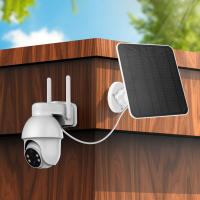 Panel Solar 5V 30W Con Puertos Micro USB Y USB-C Cable De Carga De 9.8 Pies Para Montaje Ajustable a 360° Para Eufycam 3C/2C/2 pro - details 2