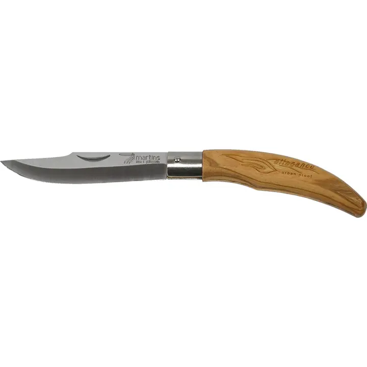 Navaja Orework Elegance con Mango de Madera y Hoja de Acero Inoxidable 70 Mm - 1