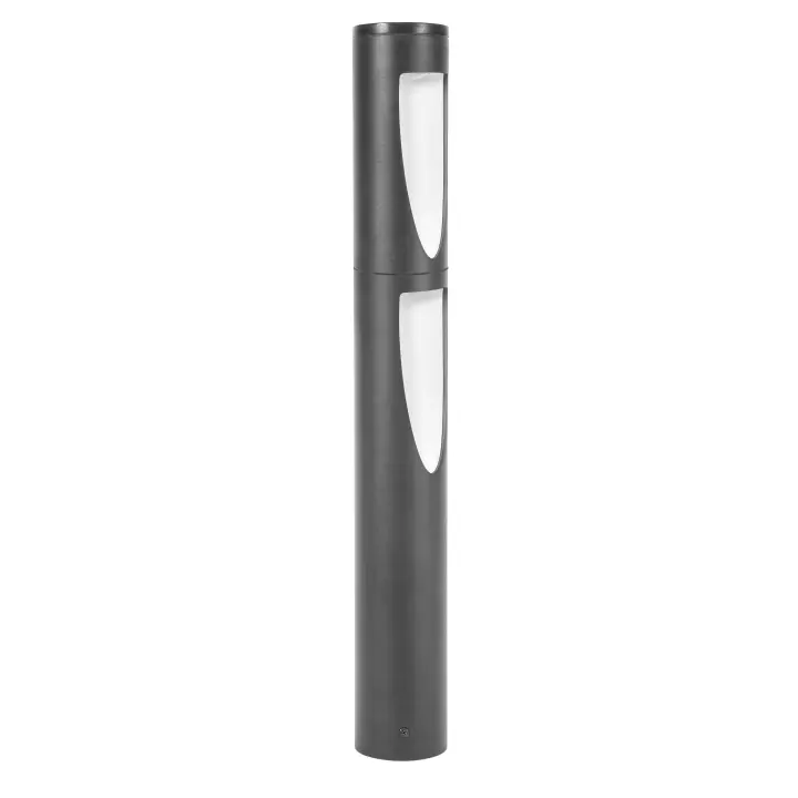 FORLIGHT Brit - Baliza de Jardín LED con 2 Módulos Orientables Luz Cálida 3000K para Exterior IP54 de Color Negro - 1