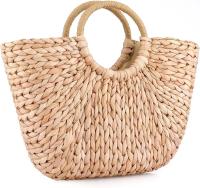 Bolso de Verano para Mujer, hand Tejido, with ASA superior, para Playa, Mar, Paja de ratón, bolsas de embrague - details 0