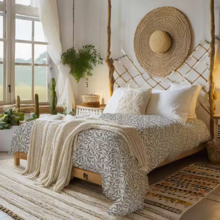 SANSY - COLCHA JACQUARD VERA GRIS PARA CAMA DE 150 INARRUGABLE FABRICADO EN ESPAÑA - 1