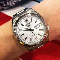 reloj automático hombre Seiko 5 SNKL51K1 38mm correa de acero - details 6