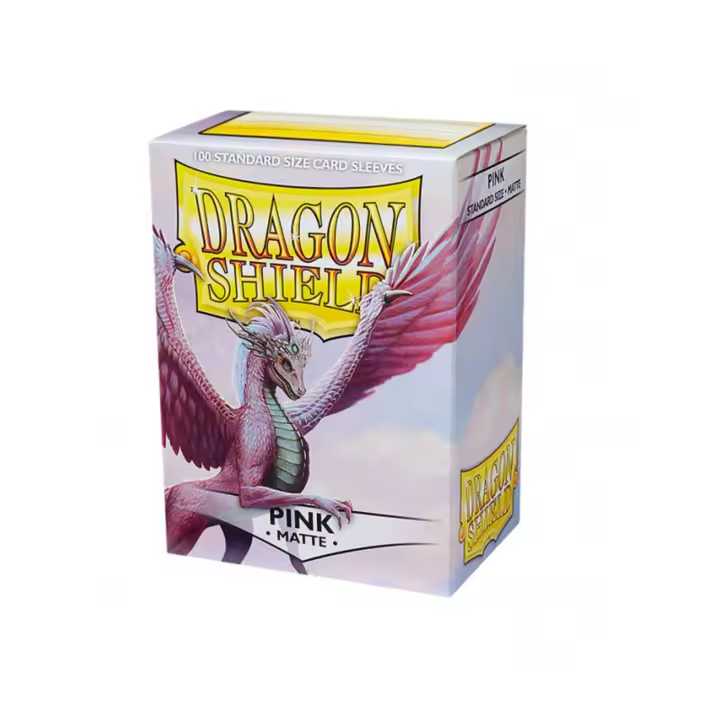 Fundas Dragon Shield Tamaño Standard (63x88mm) - Rosa Mate (100) accesorio para cartas coleccionables. Blackfire - 1