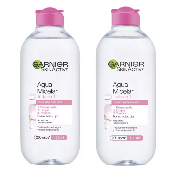GARNIER | Skin Active Agua Micelar Clásica para pieles normales todo en uno - 1