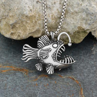 Collar De Moda Vintage Con Colgante De Animal En Acero Inoxidable Para Hombres Estilo Gótico Biker Joyería Personalizada Regalos De Cumpleaños - details 5