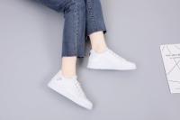 Zapatos Blancos Pequeños Para Mujer 2023 Otoño Bordados De Rosa Suela Gruesa Cuero Casual Estudiantes Zapatos Plataforma - details 14