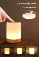 Lámpara Nocturna LED De Color Cambiante 7/13 RGB Con Control Táctil Y Dimmer Recargable Por USB Decoración De Escritorio Regalo Para Cama - details 1