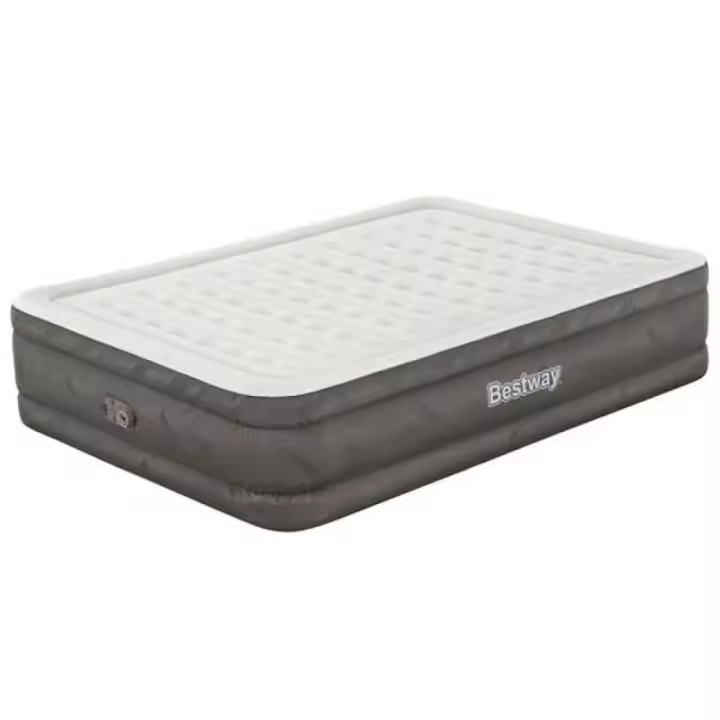 Bestway Cama De Aire Doble Con Bomba Incorporada Fortech Tough Guard Twin Wave-beam Reinforced - 1