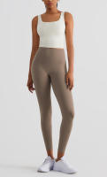 Pantalones De Yoga Para Mujer High Waist Seamless Leggings Fitness Gimnasio Transpirables Suaves Con Elevación De Glúteos Tallas Verdaderas - details 8