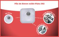 Banner - Pila maxell de boton oxido plata 392 SR41W