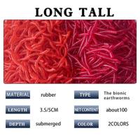 100pcs Bote De Polillas Suaves Simuladas Biónicas Sancho Artificial Pesca Cebo Realista Para Agua Dulce Y Mar Lanzamiento De Caña De Pescar - details 2