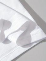 Camiseta De Verano Para Hombre 100% Algodón Pura Prenda Deportiva Casual Suelta Con Estampado De Letras Cuello Redondo Manga Corta Top Transpirable Ligera De Secado Rápido Protección Solar Estirable Sostenible - details 5