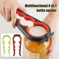 Abrepuertas Multifuncional Cuatro En Uno Antideslizante Para Botellas Y Lata Aluminio Resistente Cap Twister - details 0