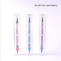 1PC Herramienta De Punto Para Uñas Con Doble Cabeza Acrílico Metálica Para Rhinestones Gemas Cristales DIY Pintura De Uñas - details 5
