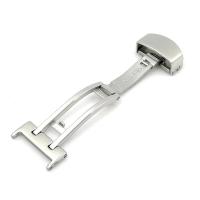 Hebilla De Reloj De Acero Inoxidable Sólido 14mm-22mm Con Clavija De Mariposa Plata Para Repuesto De Pulsera Compatible Con Marcas Tradicionales - details 6