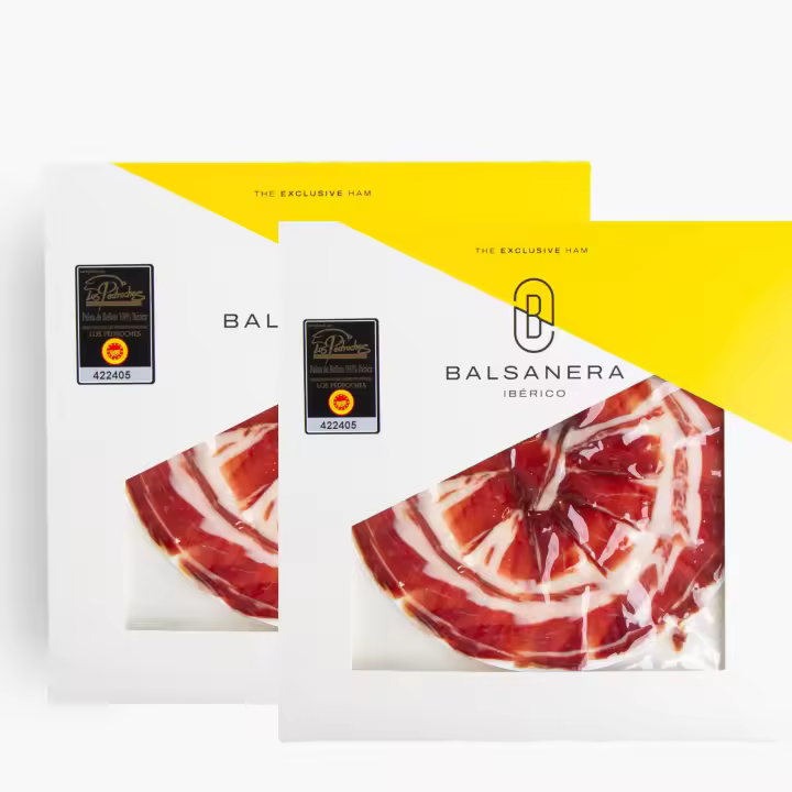 Balsanera Ibérico  Sobres de Paleta de Bellota 100% Ibérico D.O. Los Pedroches  Loncheado a Mano  Sabor Gourmet Auténtico - 1