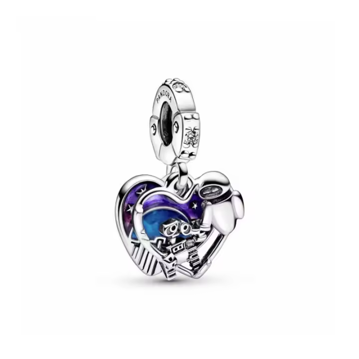 Charm Colgante Wall-E y Eva de Disney Pixar Pandora - 792518C01 - 1