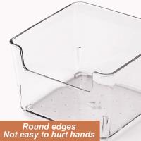 Caja De Almacenamiento Transparente Y Acrílica Para Notas Impermeable Organizador De Escritorio Para Estudiantes Con Cajones Separados - details 2