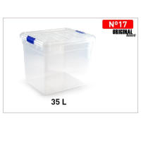 Cajas de almacenamiento de plástico, 16L/25L/35L/61L, sin BPA, adecuadas para organización del hogar y almacenamiento apilable, adecuadas para cocina y dormitorio - details 3