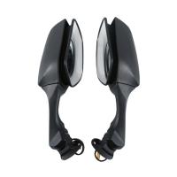 Espejos Retrovisores LED Para Motocicleta Para Ninja ZX 10R 2011-2020 NINJA H2 2014-2015 R15 V3 V4 R1M Luces Laterales De Aluminio ABS Plástico Vidrio - details 5