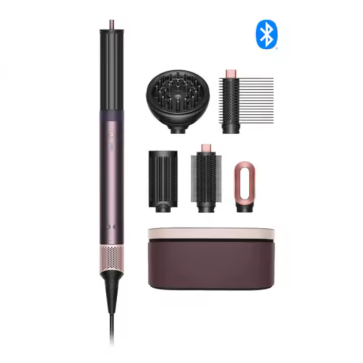 Secador multiestilizador Dyson Airwrap i.d.™ conectado con difusor (Jasper plum) | Nuevo - 1