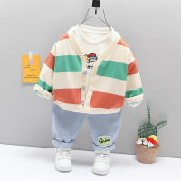 Ropa De Bebé Para Primavera/Otoño Conjunto De 3 Piezas Niños Niñas Camisa Chaleco Pantalones Estilo Casual Traje Infantil - details 2