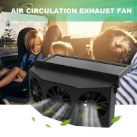 Ventilador De Escape Para Coche Recargable Por USB Y Solar Circulación De Aire Enfriamiento Y Disipación De Calor Alta Potencia 2/3 Ventilador De Ventilación Frontal - details 5
