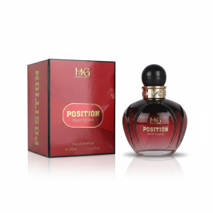 Perfume femenino Position Pour Femme Eau de Parfum, fragancia elegante y femenina con un estilo sofisticado y envolvente, ideal para el uso diario o ocasiones especiales. Aroma duradero y equilibrado. Presentado en frasco original con estuche. 🚚 Envíos a