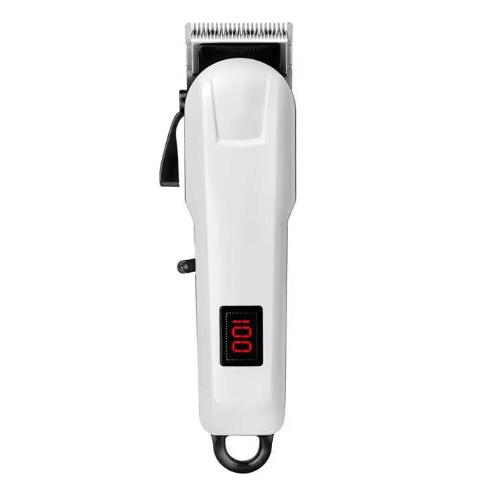 Cortadora de pelo eléctrica recargable para el hogar, cortadora de pelo profesional, cortadora de pelo inalámbrica recargable con pantalla digital - 1