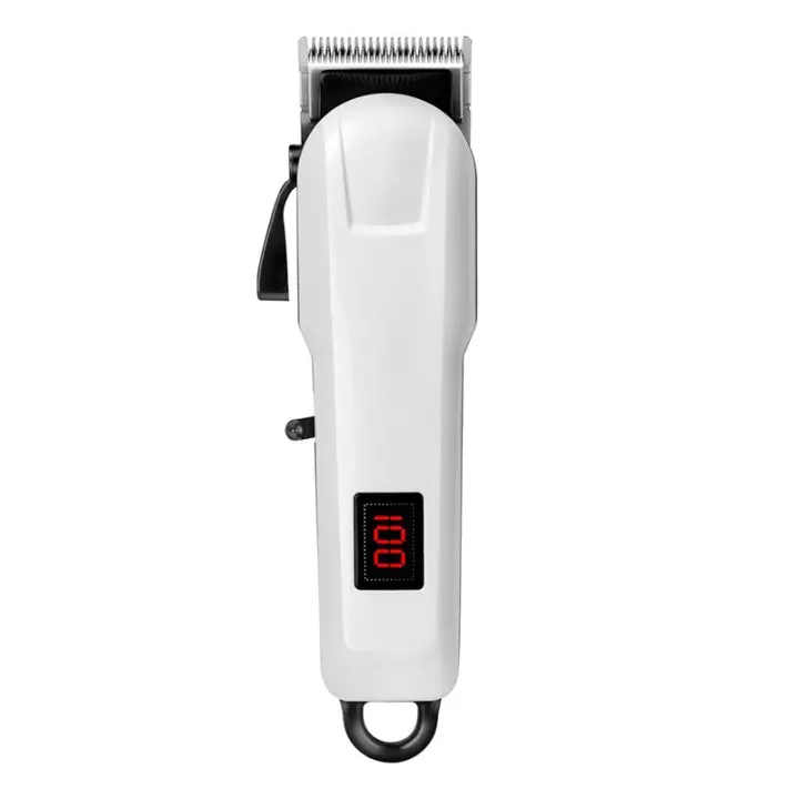 Cortadora de pelo eléctrica recargable para el hogar, cortadora de pelo profesional, cortadora de pelo inalámbrica recargable con pantalla digital - 1