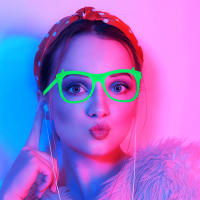 Gafas Luminosas Para Fiesta Moda Y Fluorescencia Perfectas Para Disco Y Fiesta De Bachelorette Suministros De Fiesta Brillo - details 5