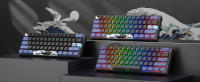 Teclado Mecánico De Juego RGB Intercambiable Hot-Swappable Pudding Keycap TKL 60% Para Laptop Y PC Con Cable Teclado De Computadora Estándar - details 7
