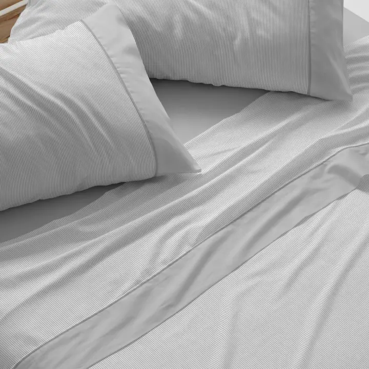 Burrito Blanco Juego Sábanas 50% Algodón Modelo 297 Cama 90. - 1