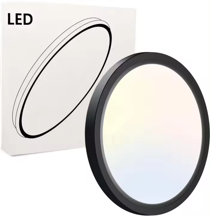 Lámpara De Techo LED Redonda Moderna Para Sala De Estar Dormitorio Cocina Baño Iluminación Diaria Montaje En Superficie - 1