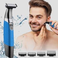 USB Afeitadora Eléctrica Hombre, Máquina de Afeitar Barba con Cortapatillas,  La rectoradora facial con las cuchillas de doble cara, Cuida la piel, Funcionamiento inalámbrico Dura 60 Minutos, En Seco y Húmedo, Recargable - details 0