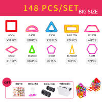 Juguetes Magnéticos De Construcción DIY Para Niños Set De Diseñador Grande 30-168PCS Bloques De Construcción Mágicos Regalos Para Cumpleaños - details 9