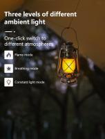Lámpara De LED Retro Portátil Con 3 Modos De Iluminación Recargable Para Camping Decoración De Barra Y Restaurante Luz Colgante De Caballo - details 4
